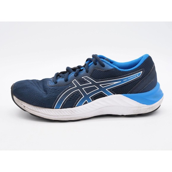 Asics Gel Excite 8 Kids 8 GS Running Shoes Blue Mesh Lace Up Athletic Sneaker - Picture 2 of 10